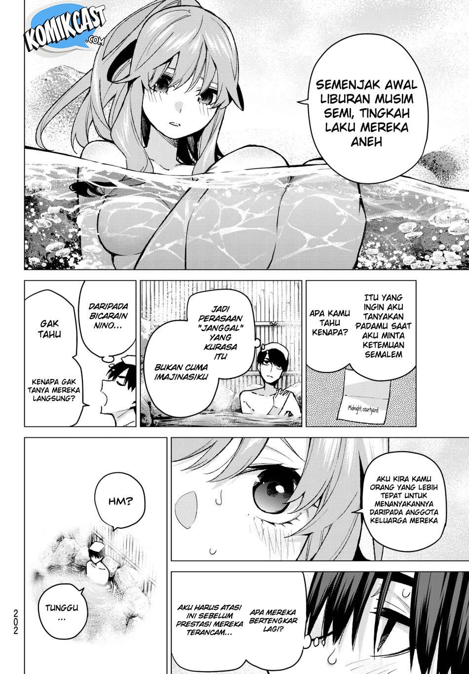 Go-toubun no Hanayome Chapter 63 Gambar 15