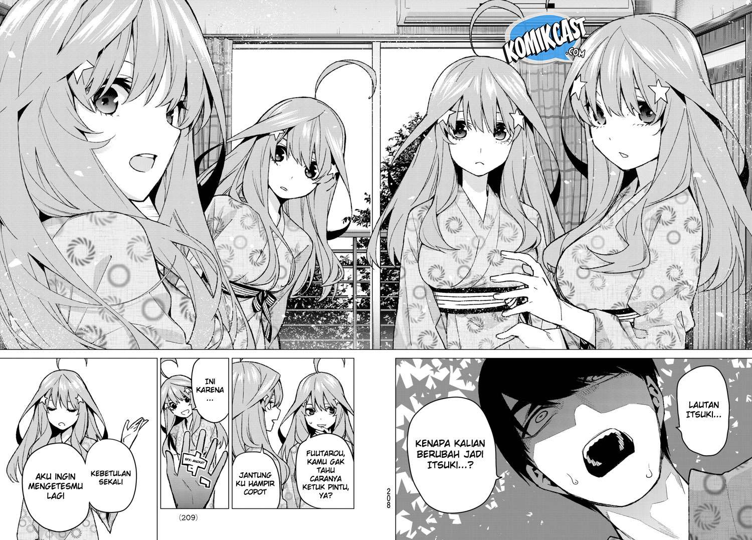 Go-toubun no Hanayome Chapter 63 Gambar 21