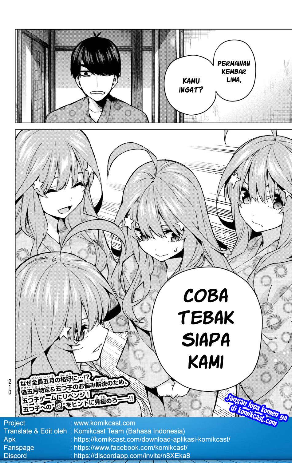 Go-toubun no Hanayome Chapter 63 Gambar 22