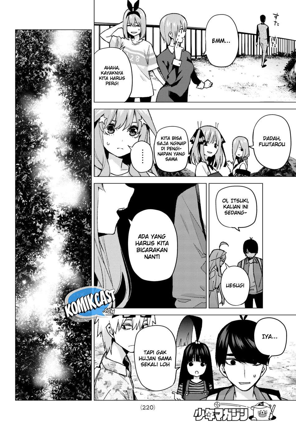 Go-toubun no Hanayome Chapter 62 Gambar 10