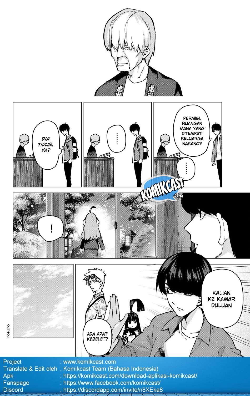 Go-toubun no Hanayome Chapter 62 Gambar 12