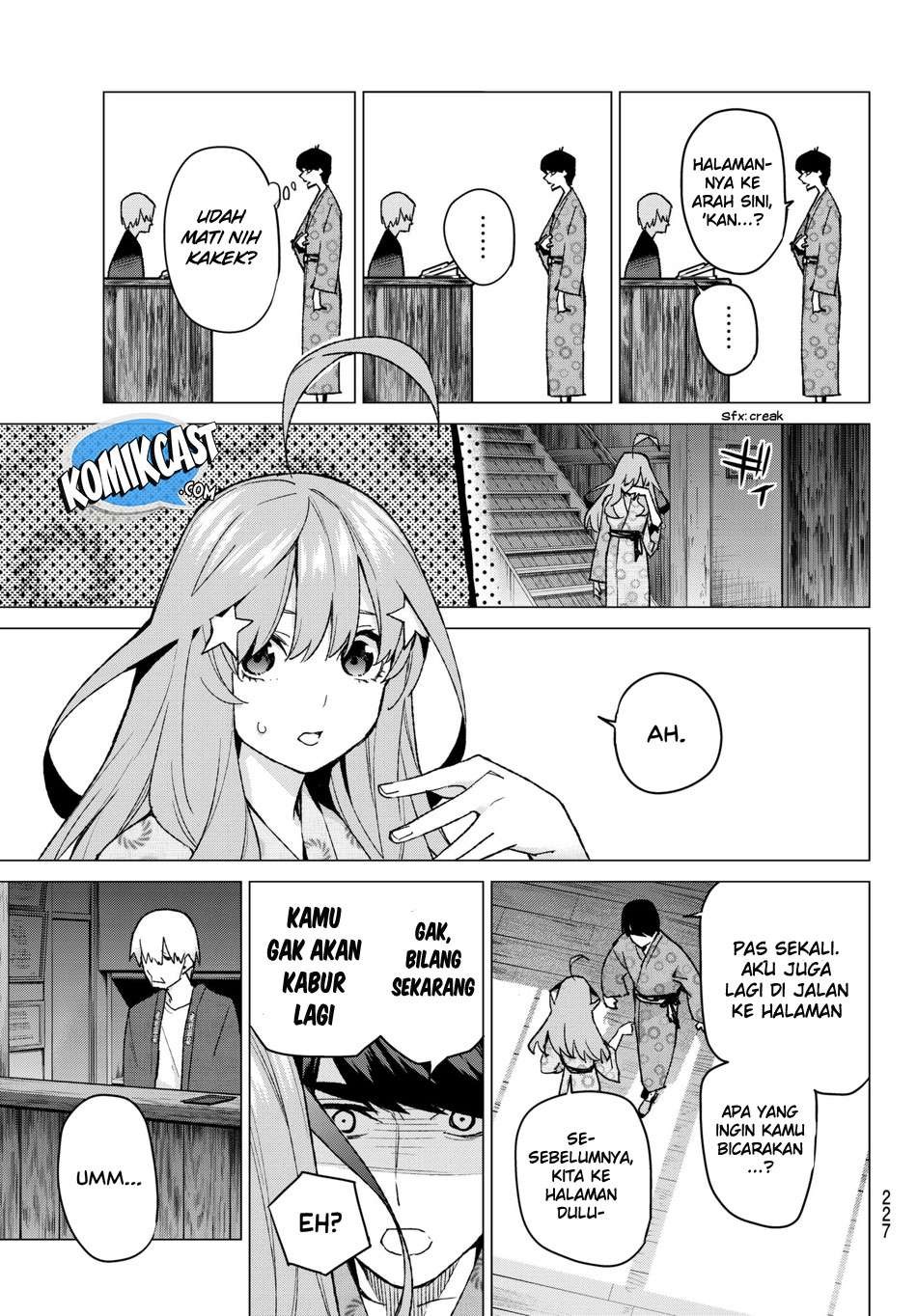 Go-toubun no Hanayome Chapter 62 Gambar 17