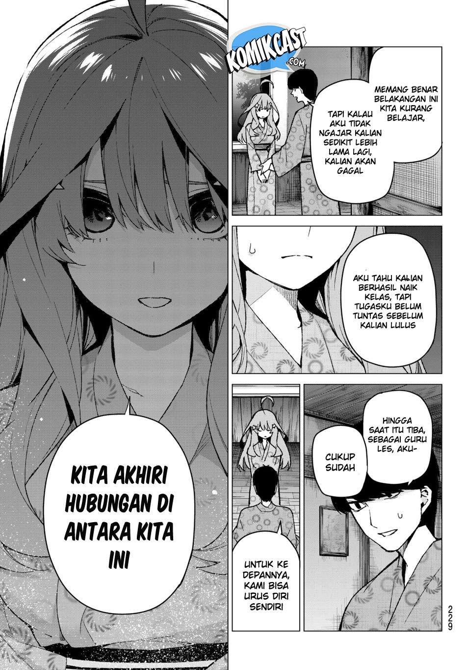 Go-toubun no Hanayome Chapter 62 Gambar 19