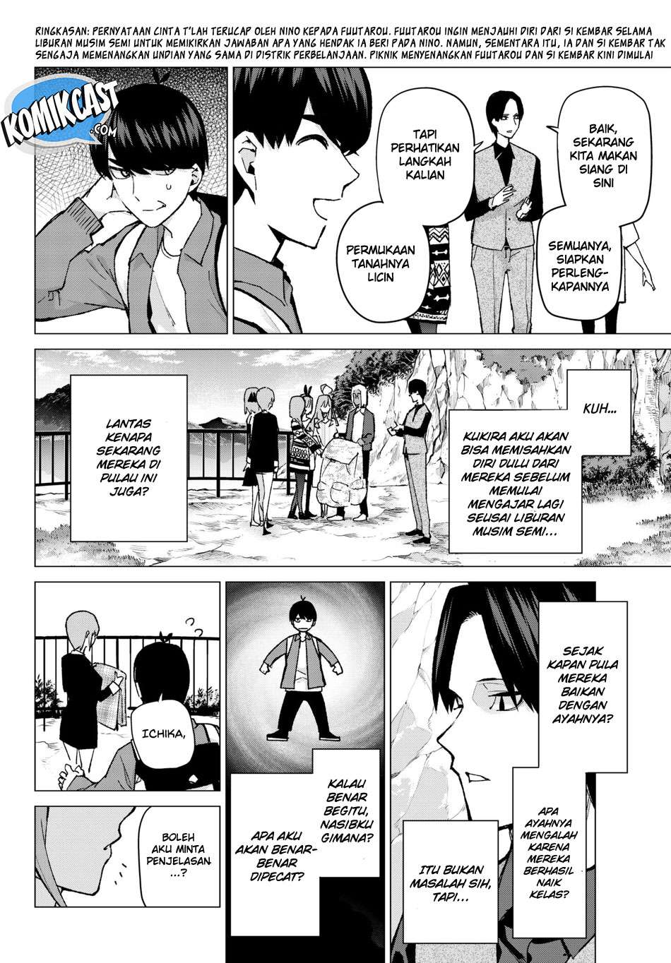 Go-toubun no Hanayome Chapter 62 Gambar 4