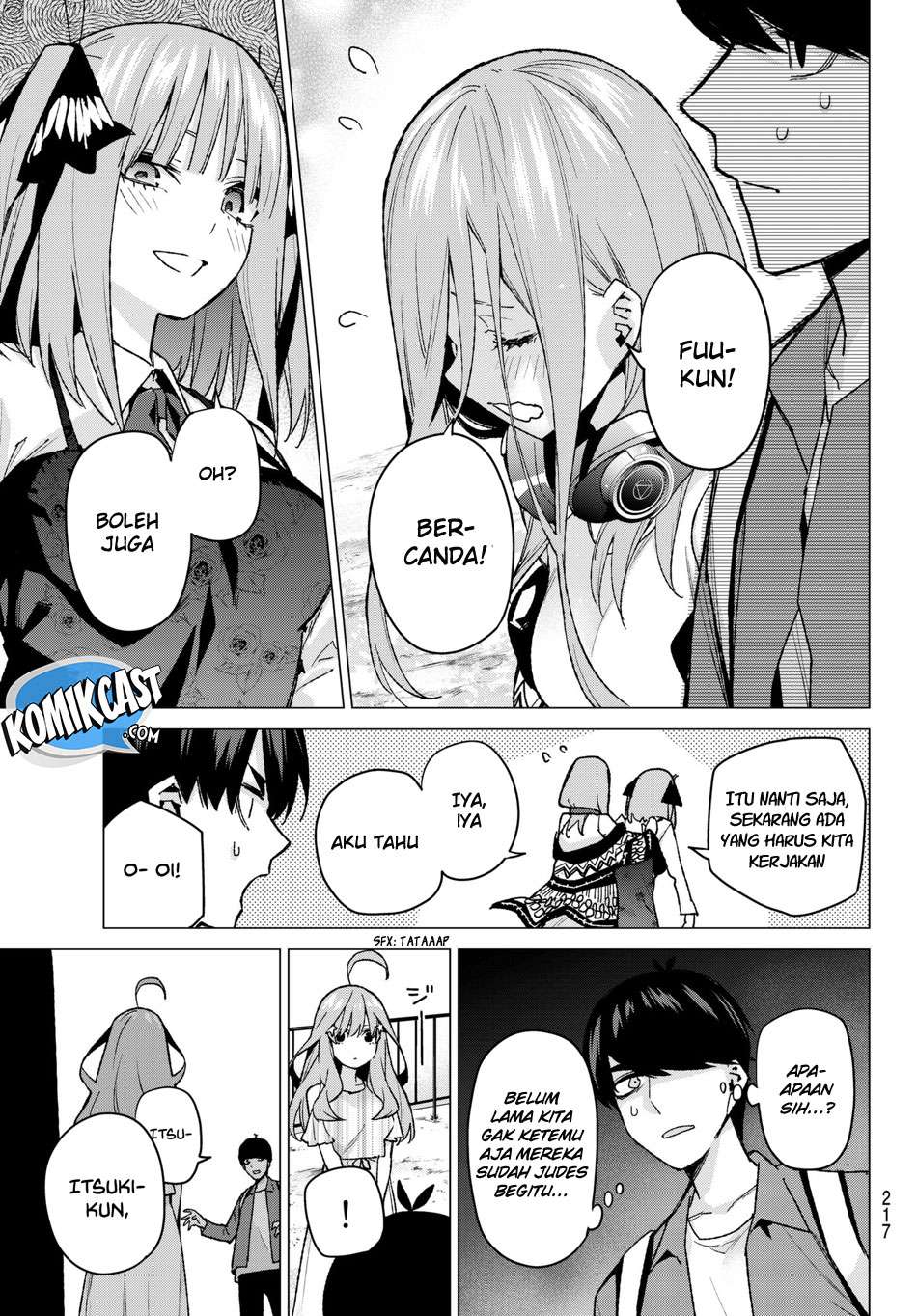 Go-toubun no Hanayome Chapter 62 Gambar 7