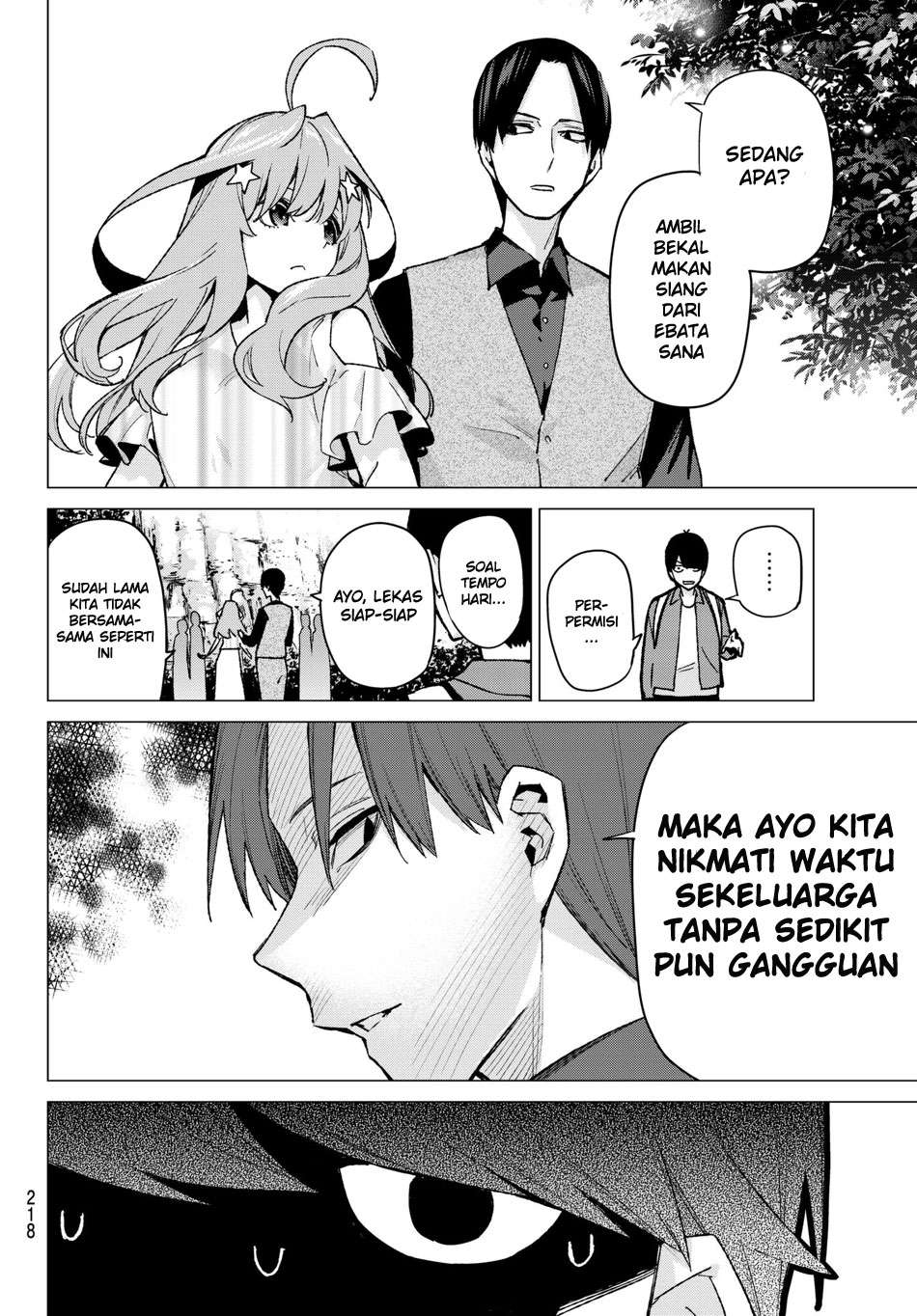 Go-toubun no Hanayome Chapter 62 Gambar 8