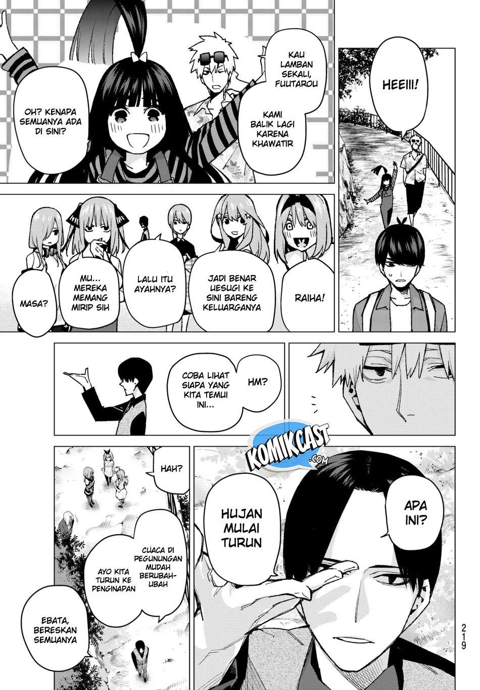 Go-toubun no Hanayome Chapter 62 Gambar 9