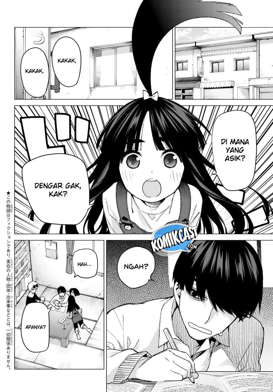 Go-toubun no Hanayome Chapter 61 Gambar 4