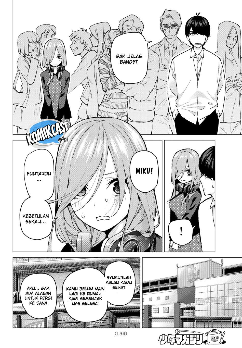 Go-toubun no Hanayome Chapter 61 Gambar 8