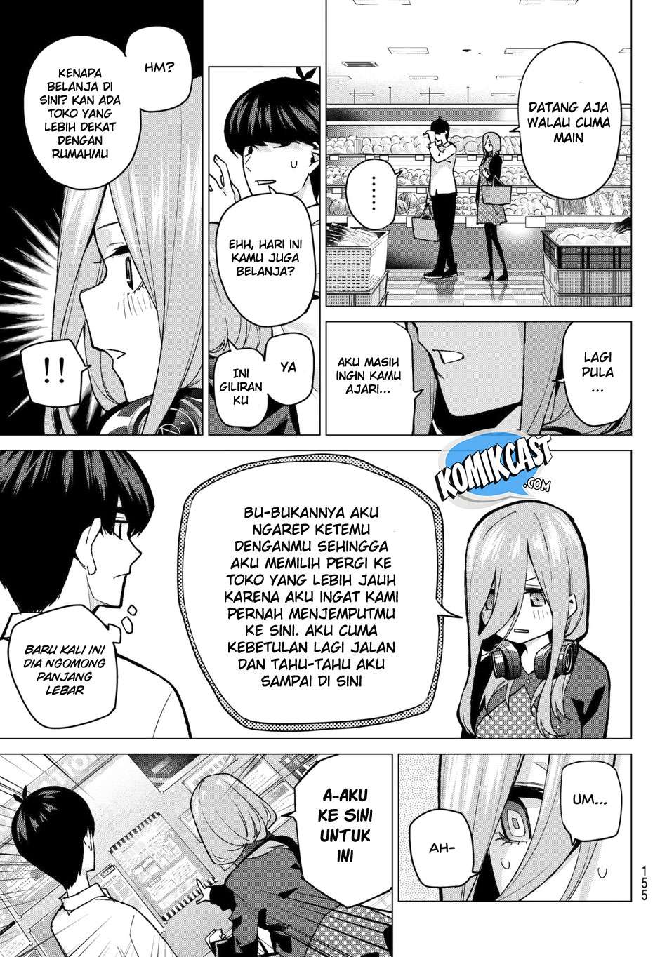 Go-toubun no Hanayome Chapter 61 Gambar 9