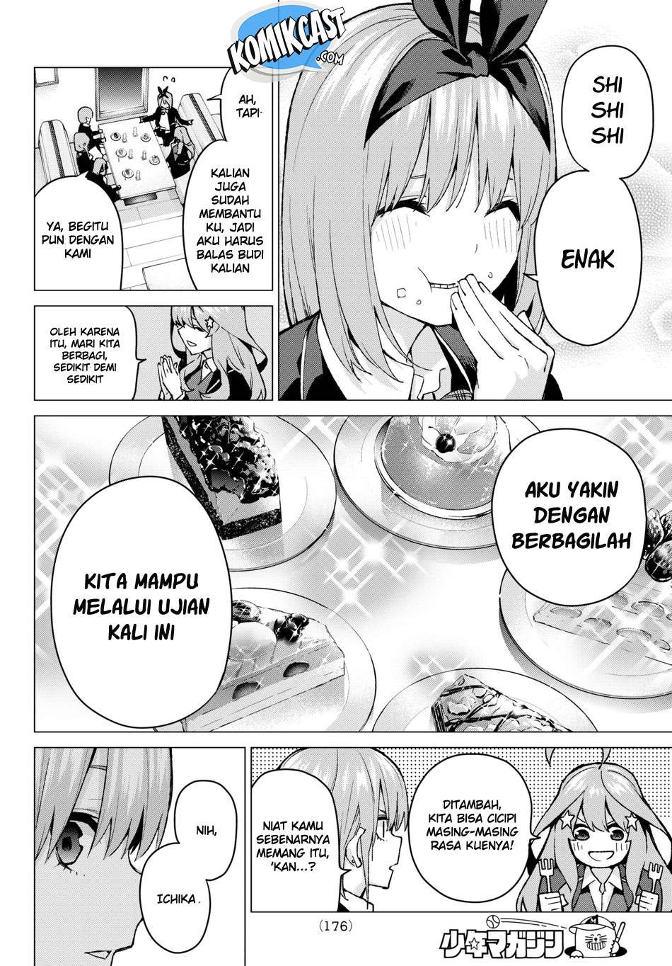 Go-toubun no Hanayome Chapter 60 Gambar 6