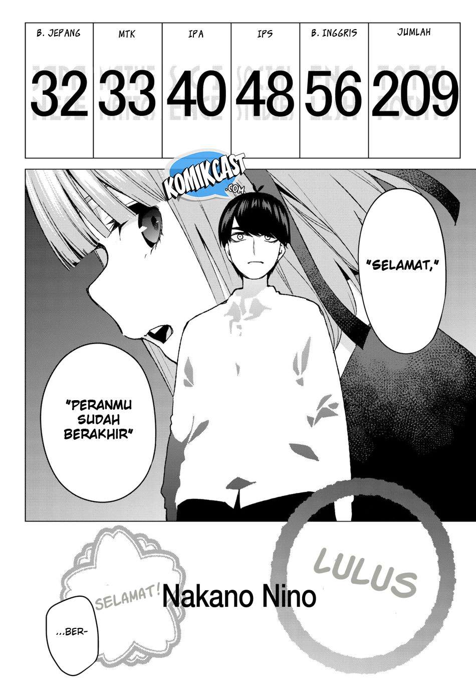 Go-toubun no Hanayome Chapter 59 Gambar 10