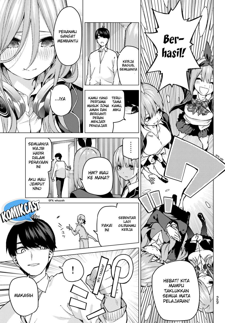 Go-toubun no Hanayome Chapter 59 Gambar 11