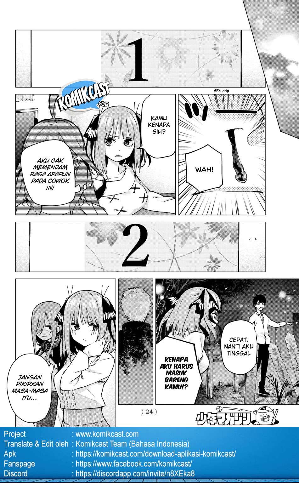 Go-toubun no Hanayome Chapter 59 Gambar 6