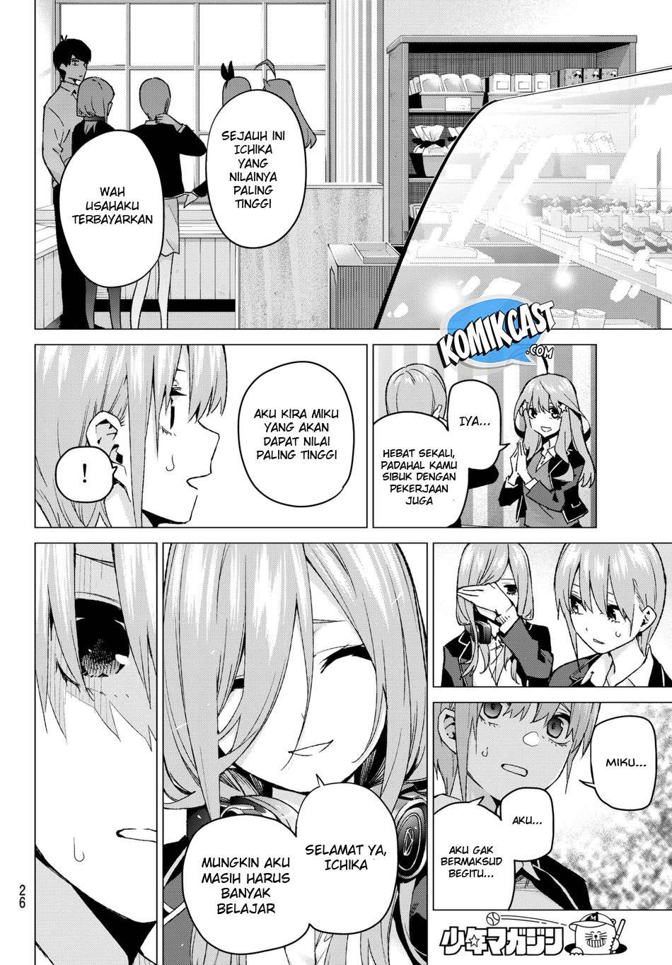 Go-toubun no Hanayome Chapter 59 Gambar 8