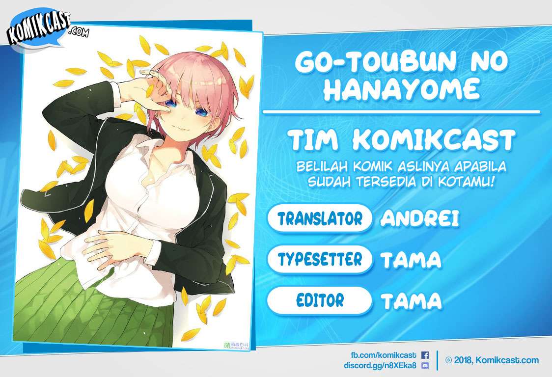 Baca Komik Go-toubun no Hanayome Chapter 58 Gambar 1