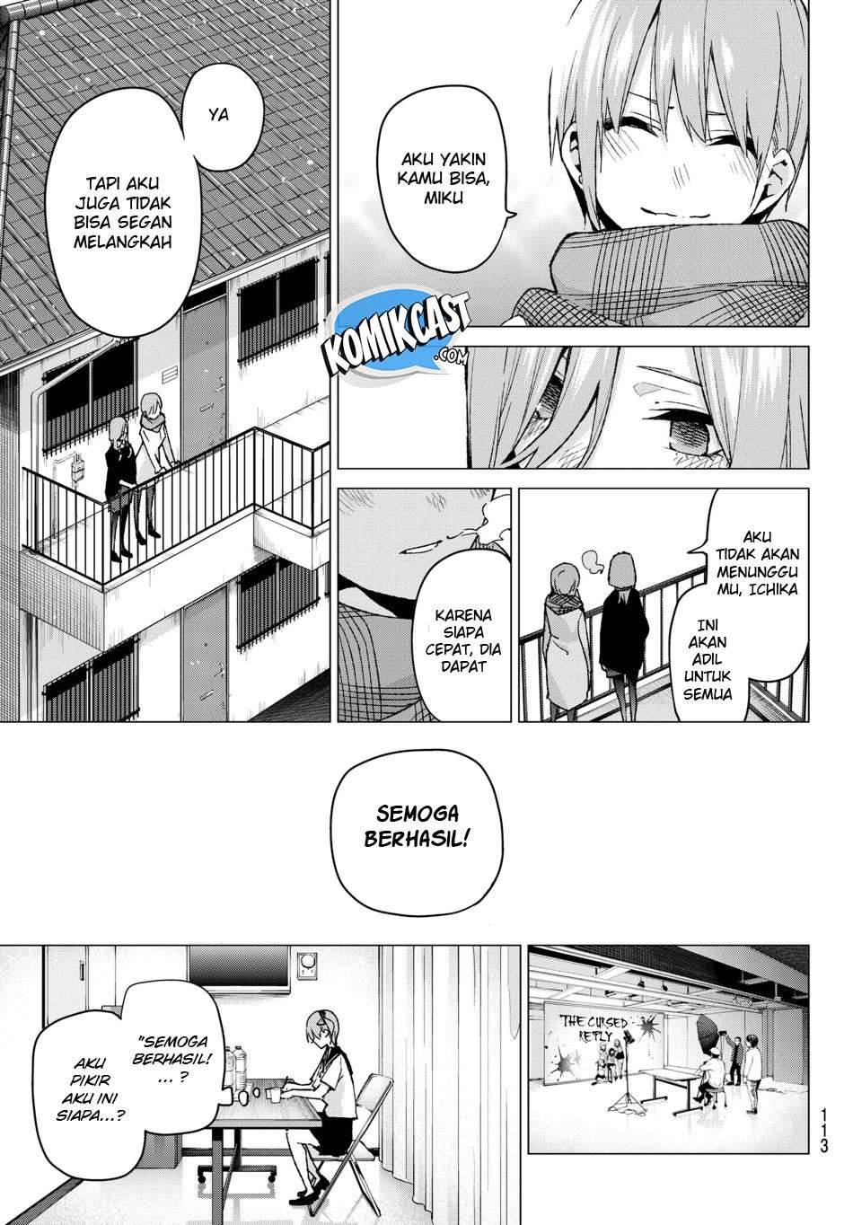 Go-toubun no Hanayome Chapter 58 Gambar 17