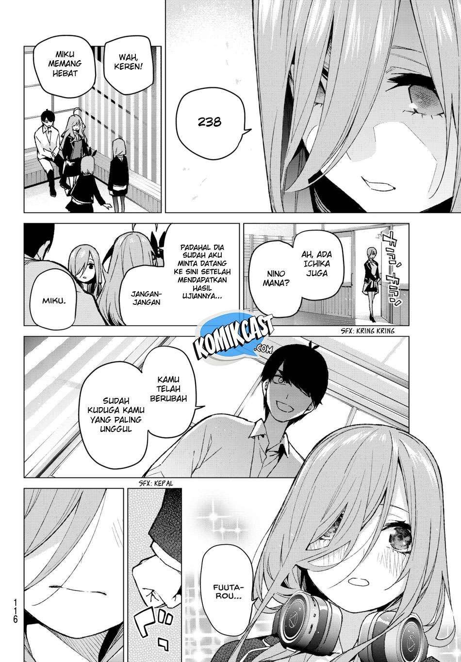 Go-toubun no Hanayome Chapter 58 Gambar 20