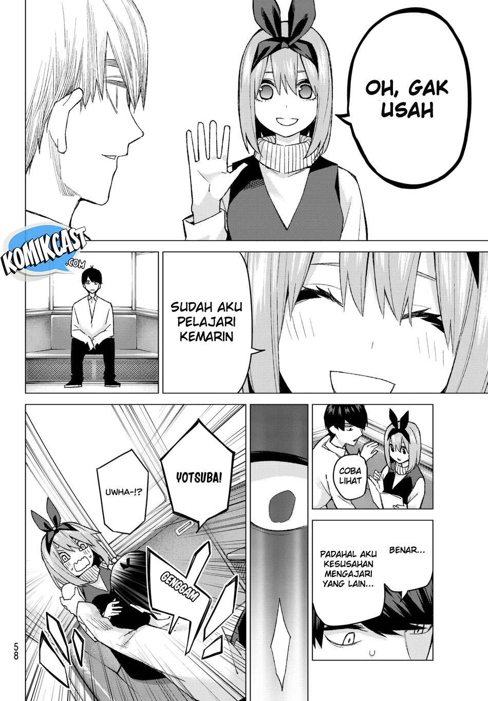 Go-toubun no Hanayome Chapter 56 Gambar 16