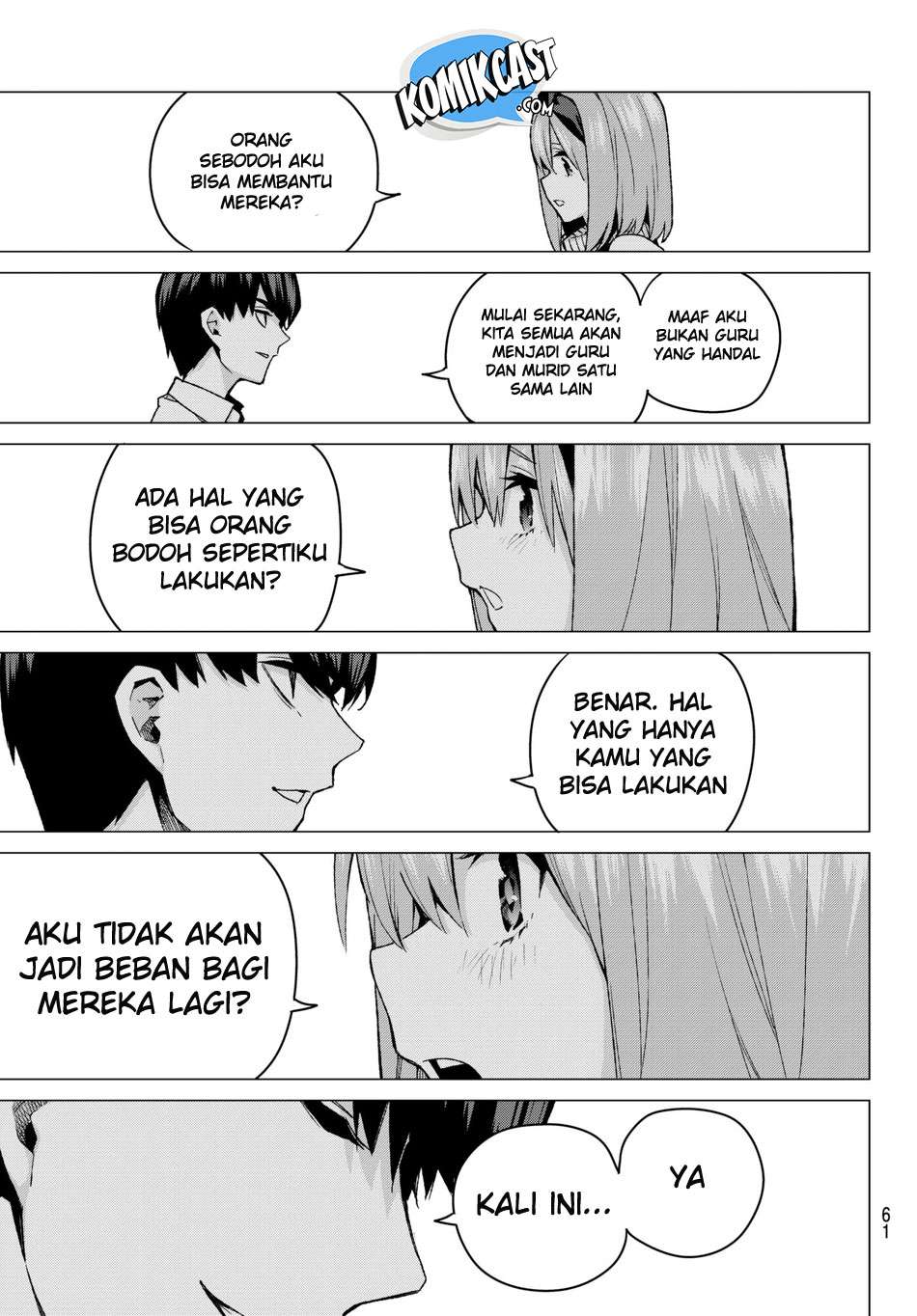 Go-toubun no Hanayome Chapter 56 Gambar 19