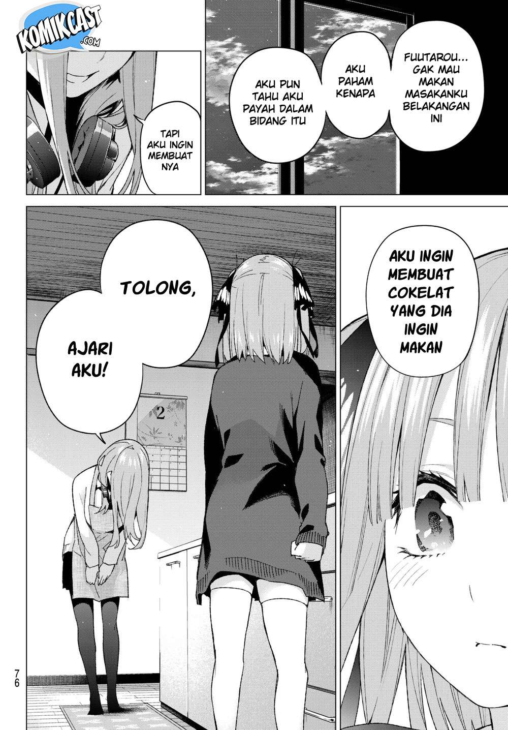 Go-toubun no Hanayome Chapter 55 Gambar 11