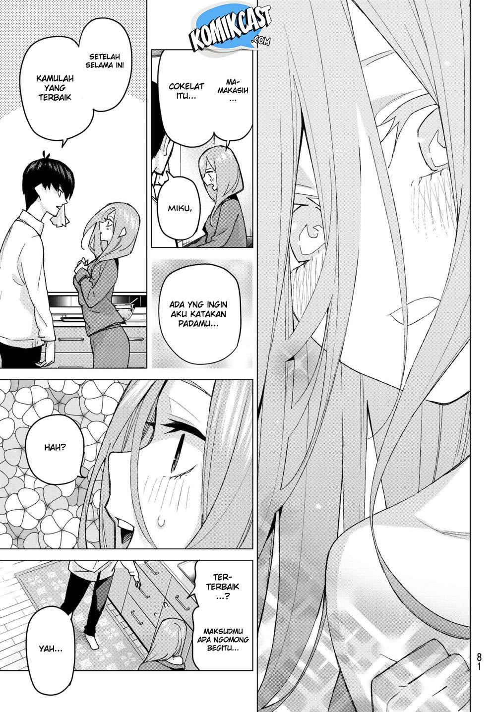 Go-toubun no Hanayome Chapter 55 Gambar 16