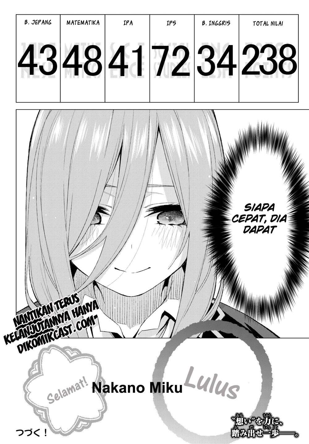 Go-toubun no Hanayome Chapter 55 Gambar 21