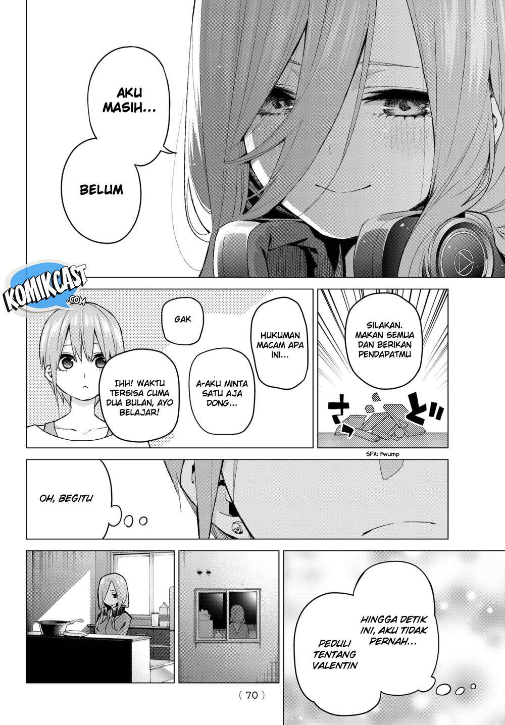 Go-toubun no Hanayome Chapter 55 Gambar 5