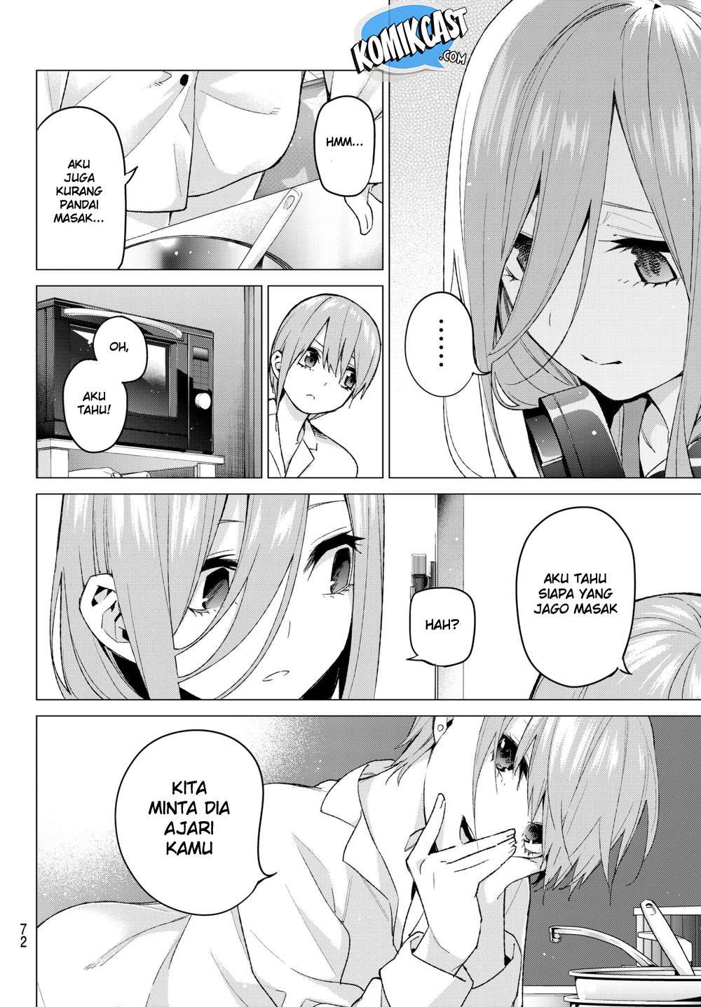 Go-toubun no Hanayome Chapter 55 Gambar 7