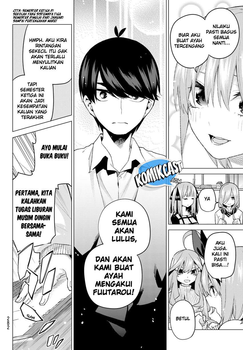 Go-toubun no Hanayome Chapter 52 Gambar 7