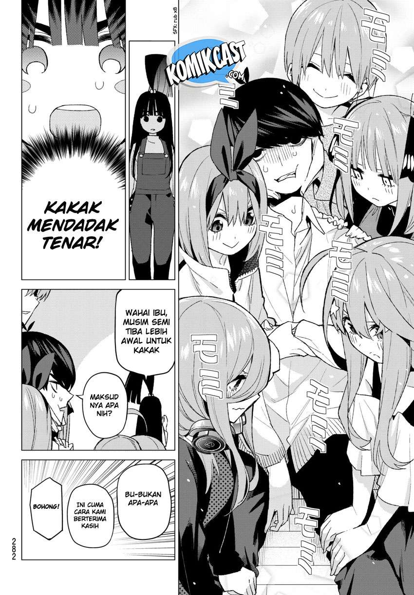 Go-toubun no Hanayome Chapter 51 Gambar 10