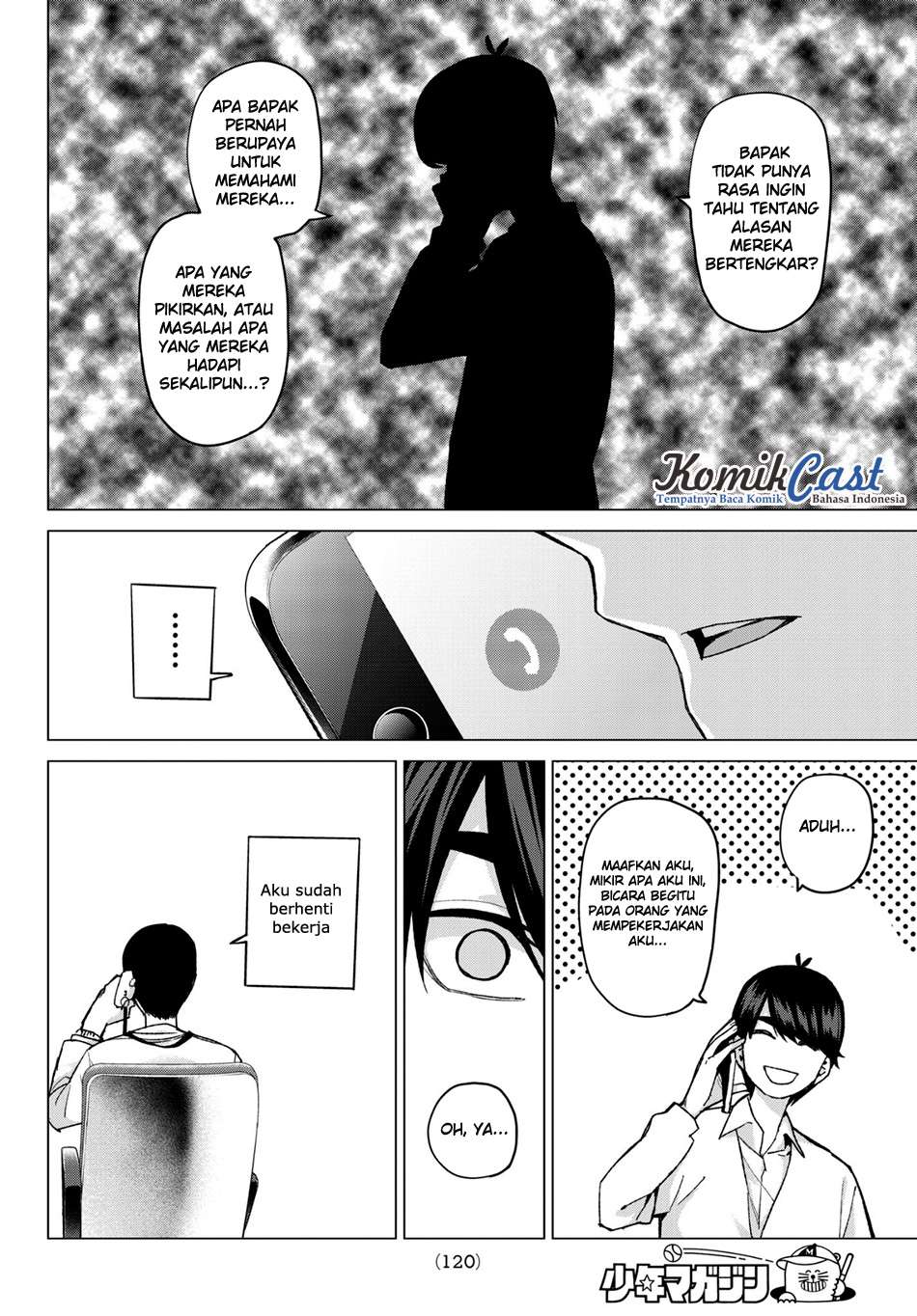 Go-toubun no Hanayome Chapter 48 Gambar 18