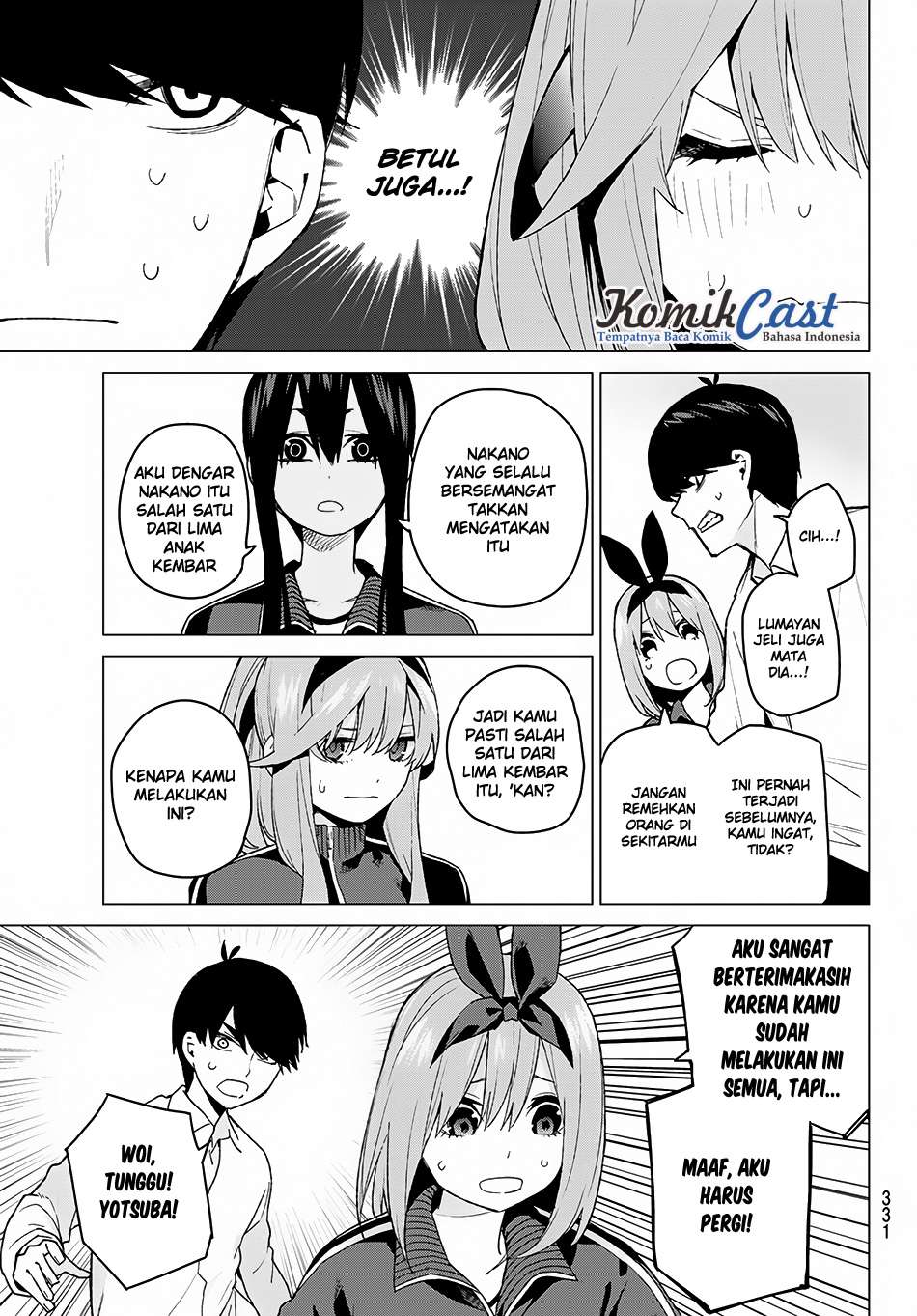 Go-toubun no Hanayome Chapter 47 Gambar 10