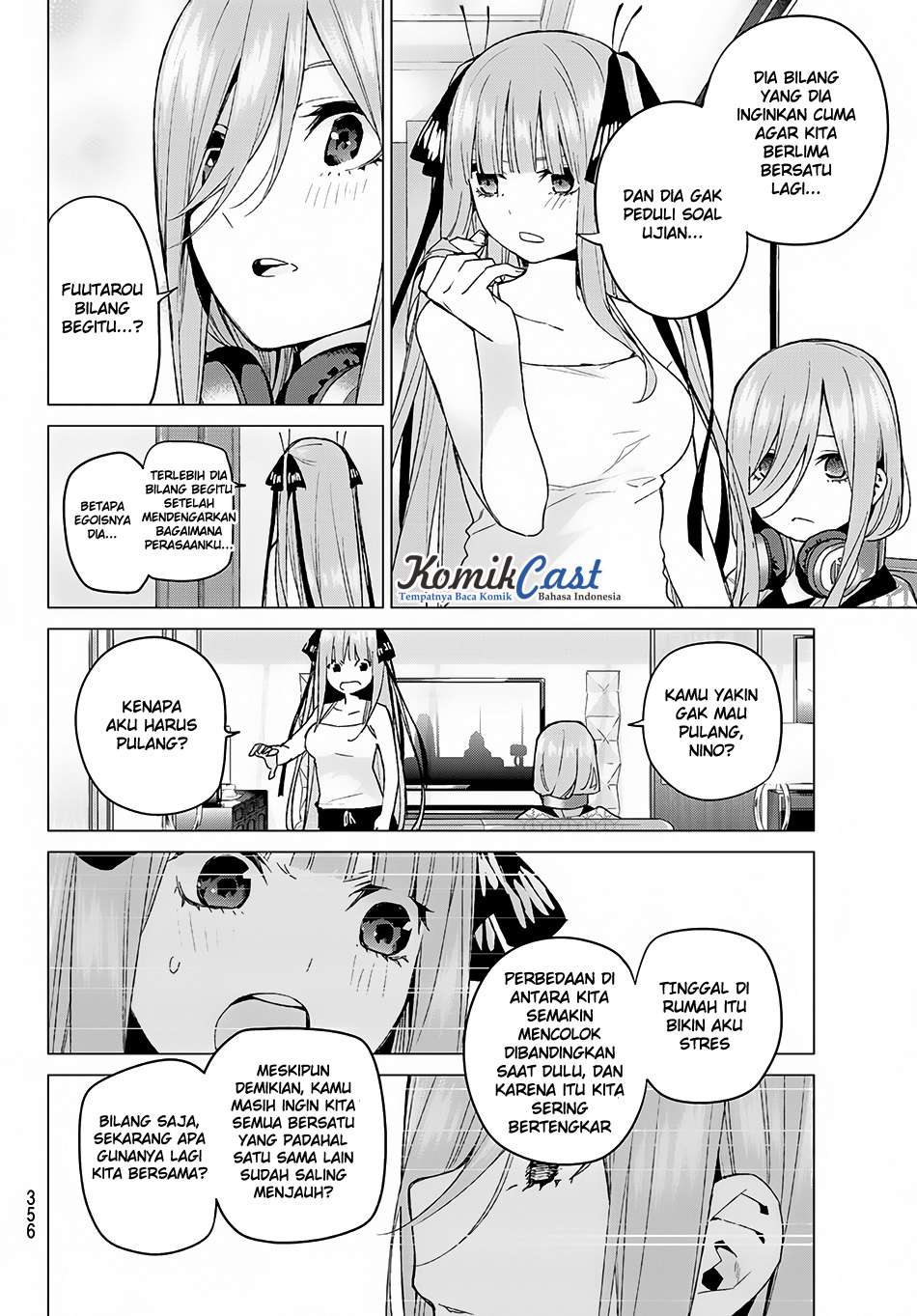 Go-toubun no Hanayome Chapter 46 Gambar 11