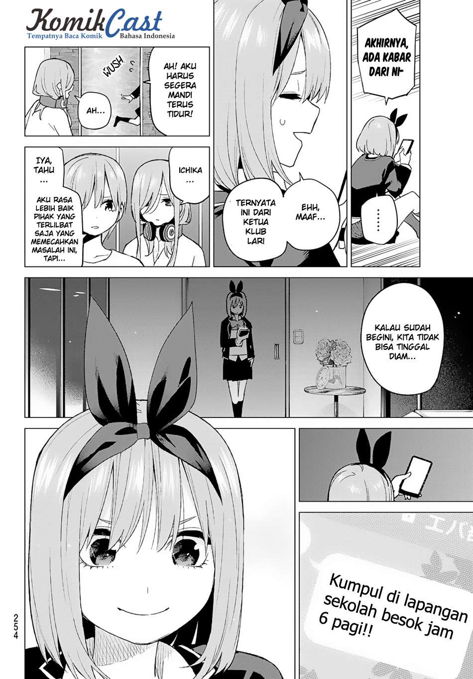 Go-toubun no Hanayome Chapter 45 Gambar 5