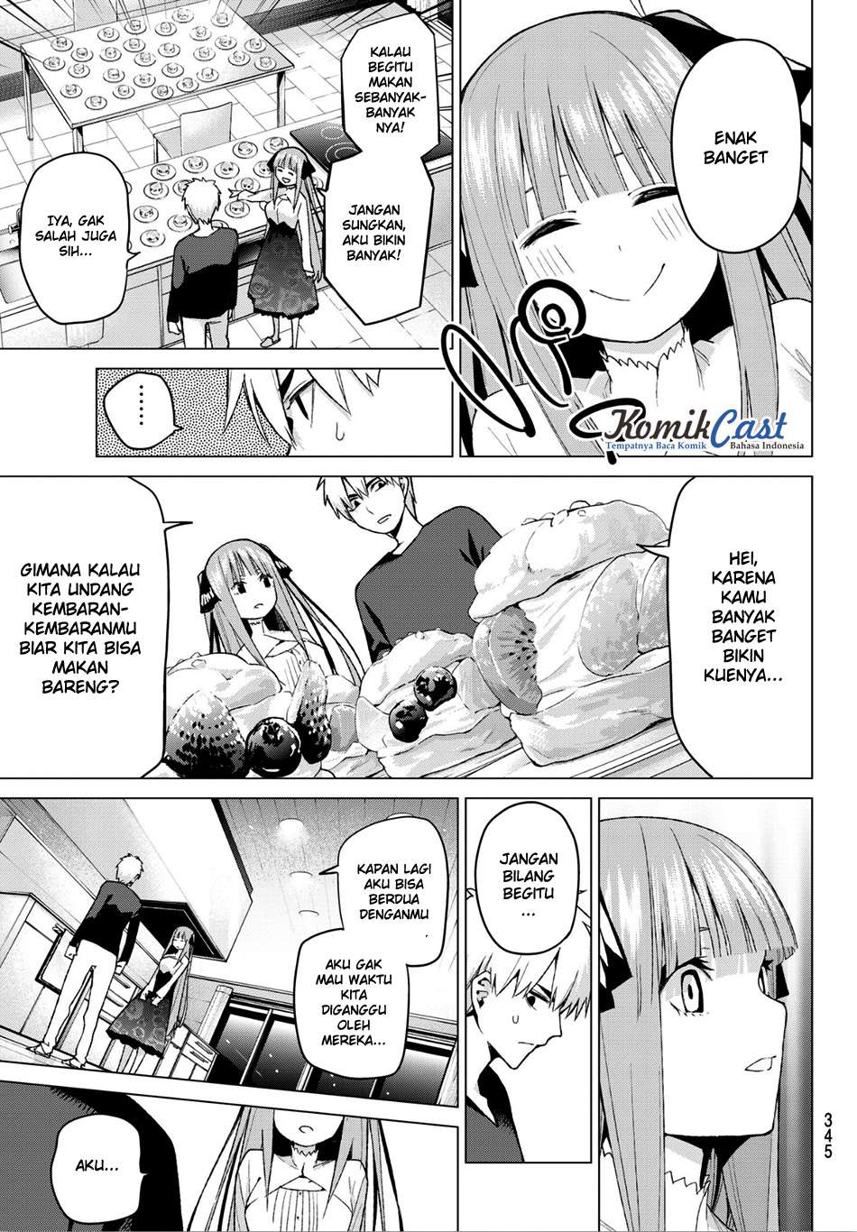 Go-toubun no Hanayome Chapter 44 Gambar 11