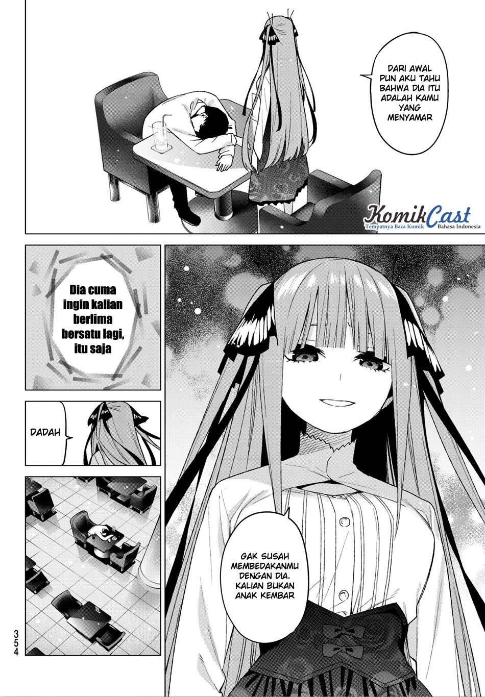 Go-toubun no Hanayome Chapter 44 Gambar 19