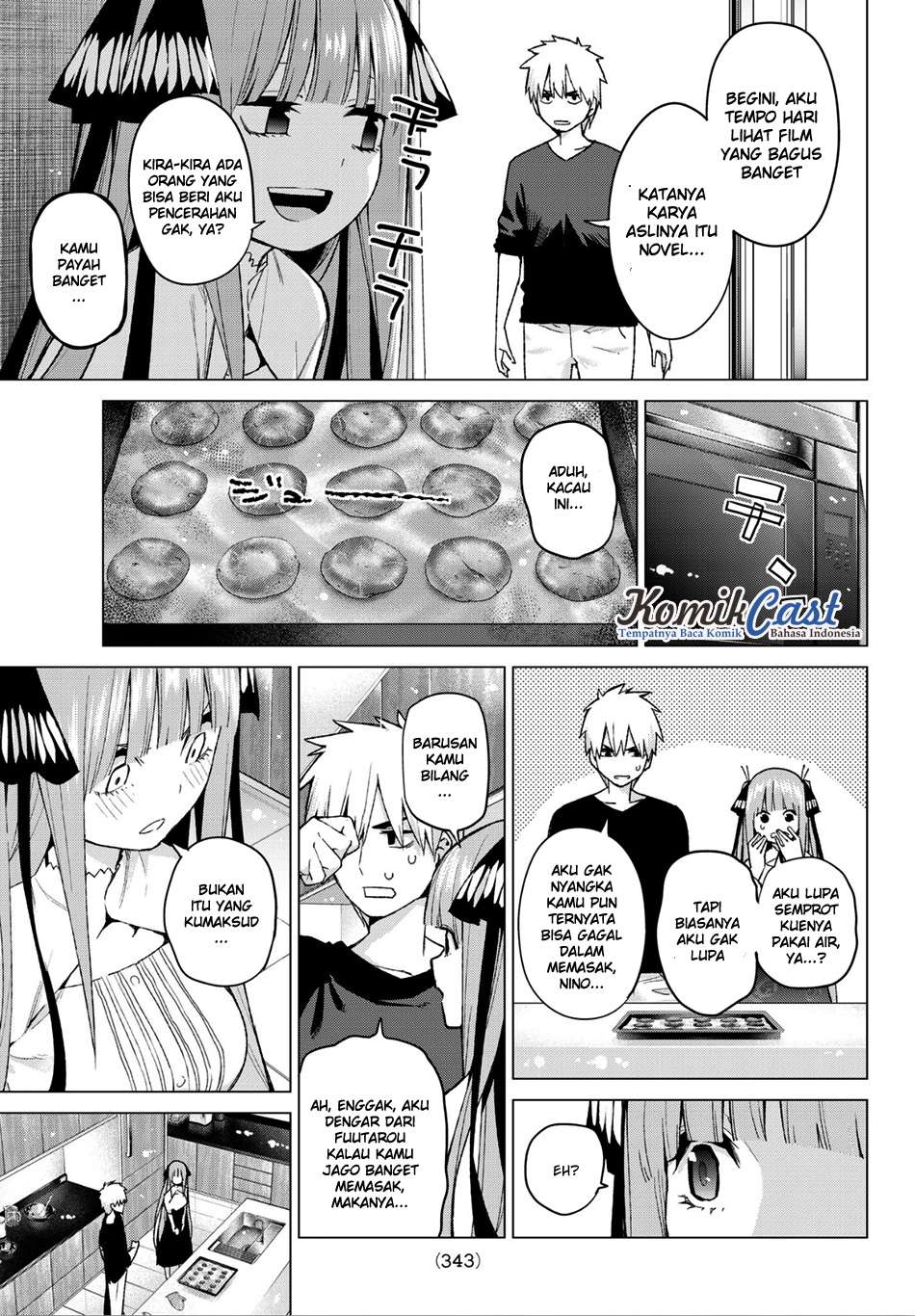 Go-toubun no Hanayome Chapter 44 Gambar 9