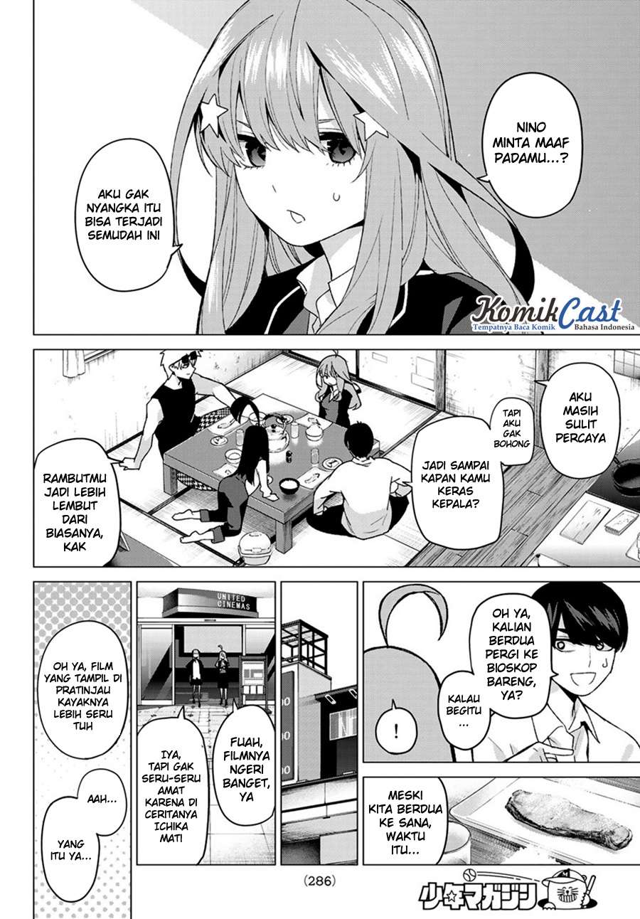 Go-toubun no Hanayome Chapter 43 Gambar 13