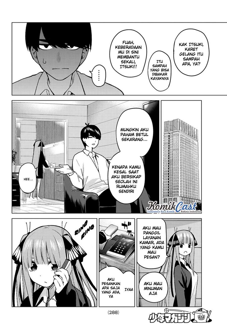 Go-toubun no Hanayome Chapter 43 Gambar 15