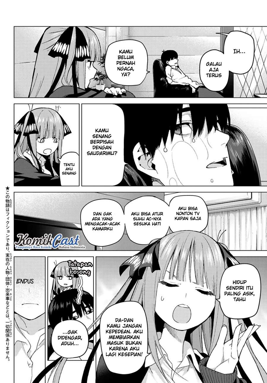 Go-toubun no Hanayome Chapter 43 Gambar 4