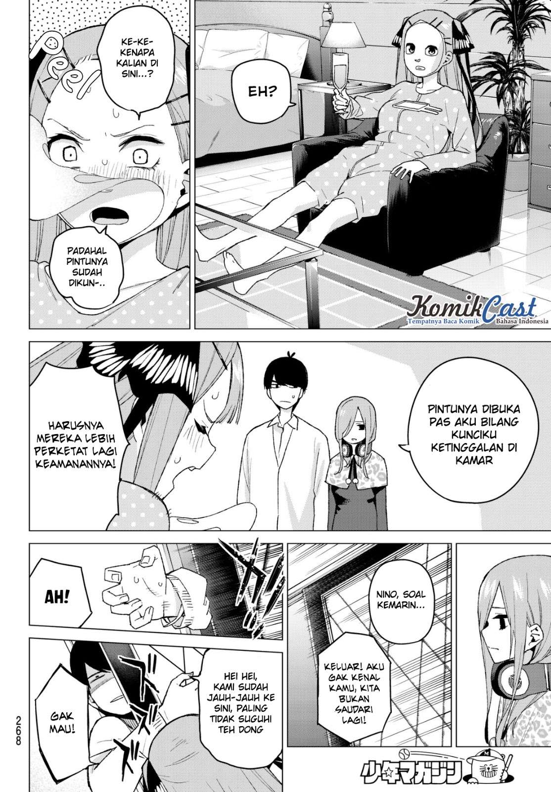 Go-toubun no Hanayome Chapter 40 Gambar 12