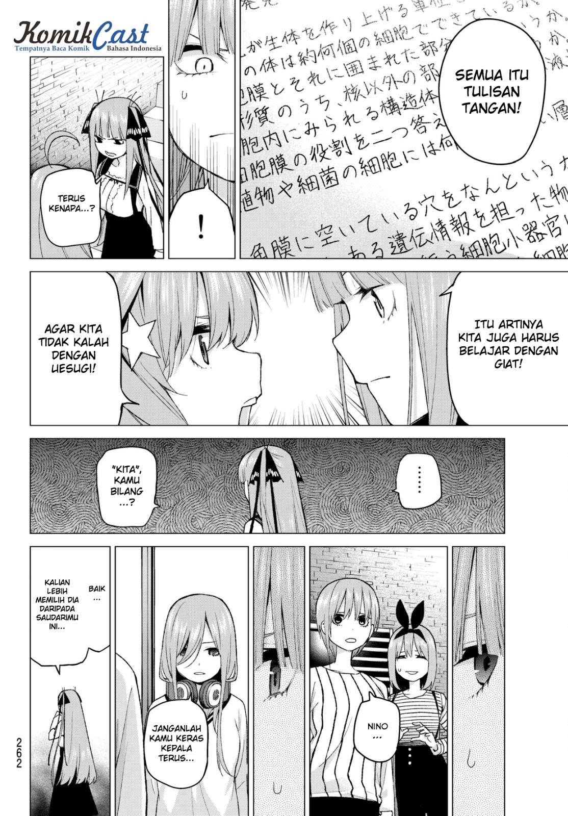 Go-toubun no Hanayome Chapter 40 Gambar 6