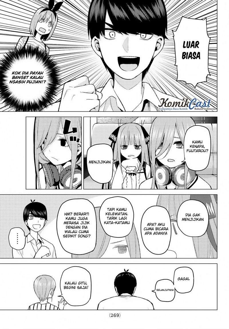 Go-toubun no Hanayome Chapter 39 Gambar 13