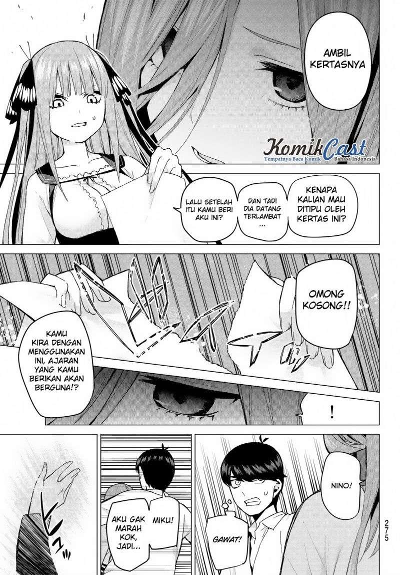 Go-toubun no Hanayome Chapter 39 Gambar 19