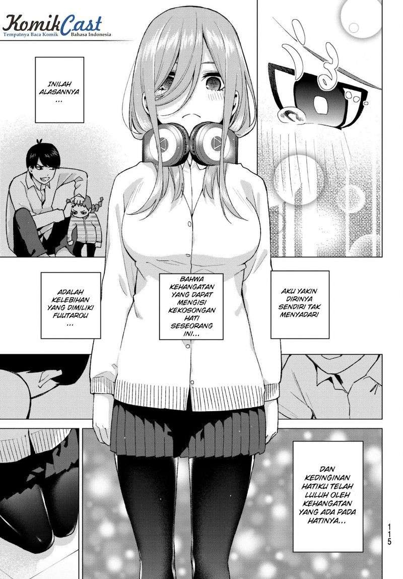 Go-toubun no Hanayome Chapter 38 Gambar 15