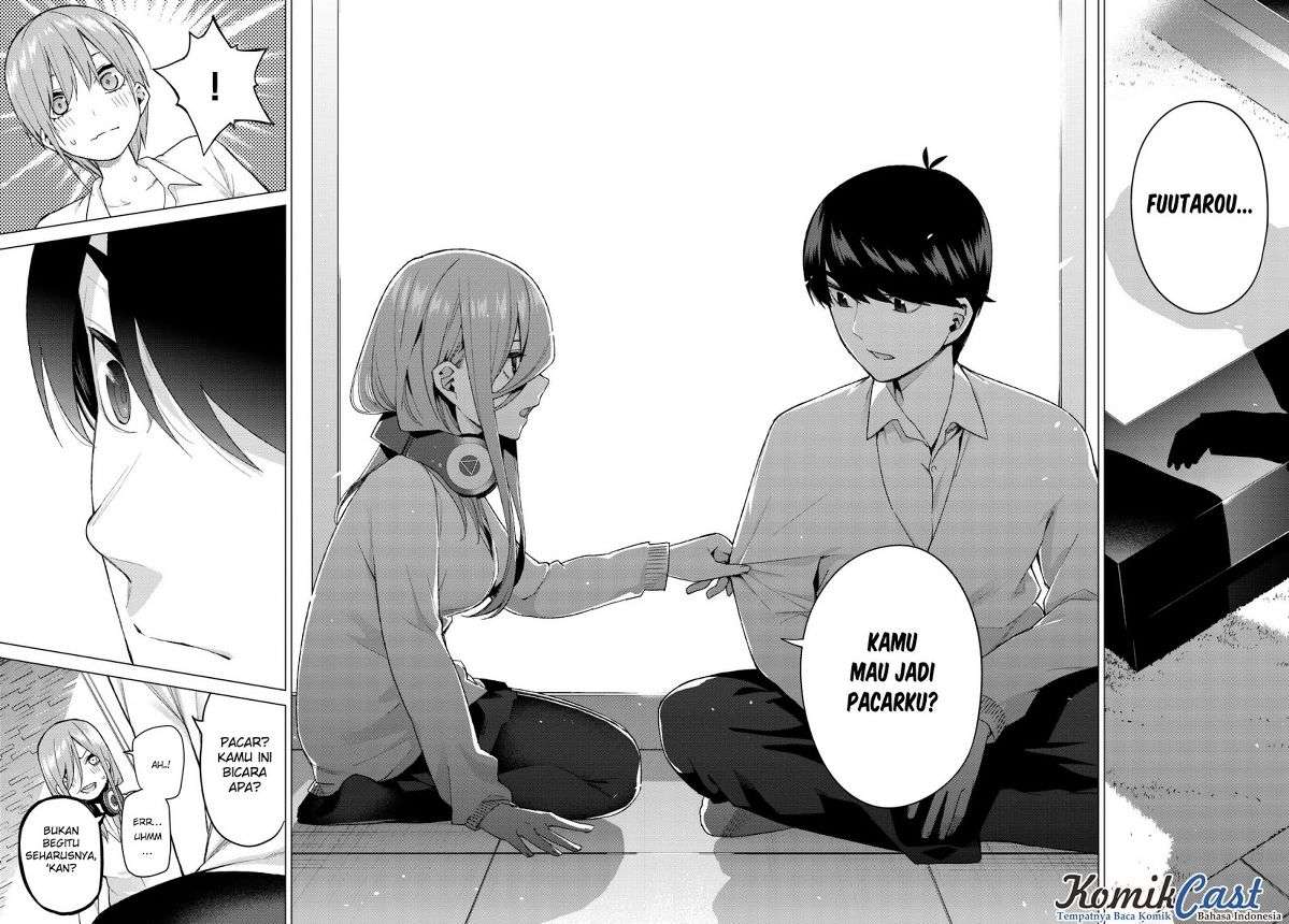 Go-toubun no Hanayome Chapter 38 Gambar 16