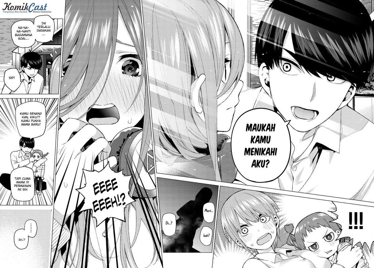 Go-toubun no Hanayome Chapter 38 Gambar 17