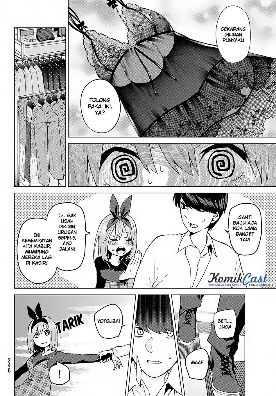 Go-toubun no Hanayome Chapter 37 Gambar 10