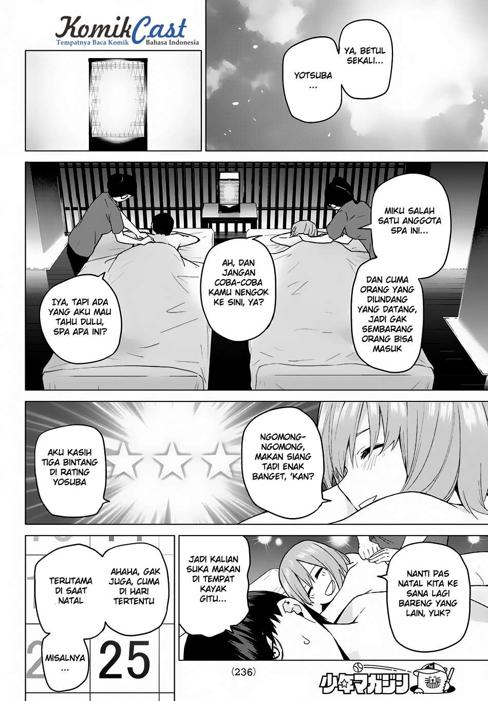 Go-toubun no Hanayome Chapter 36 Gambar 12